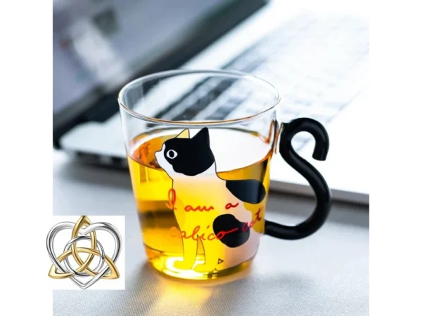 Sklenice kočka s ocasem - Obrázek 4